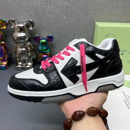 OFF-Whlte Arrow Logo Leather Sneakers #41
