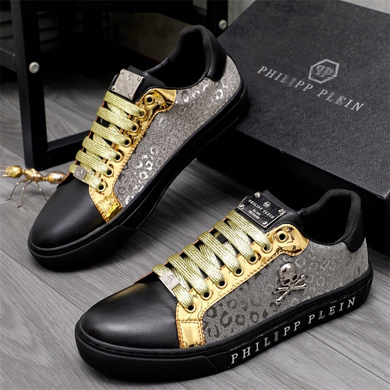 PP Men New Men's Skull Diamond Sneakers#9