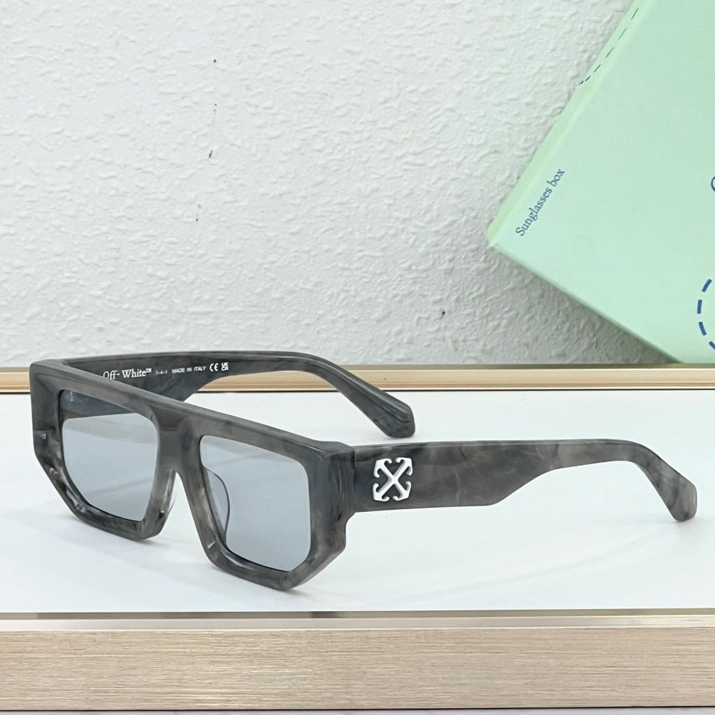 OFF-Whlte Arrow logo sunglasses#3