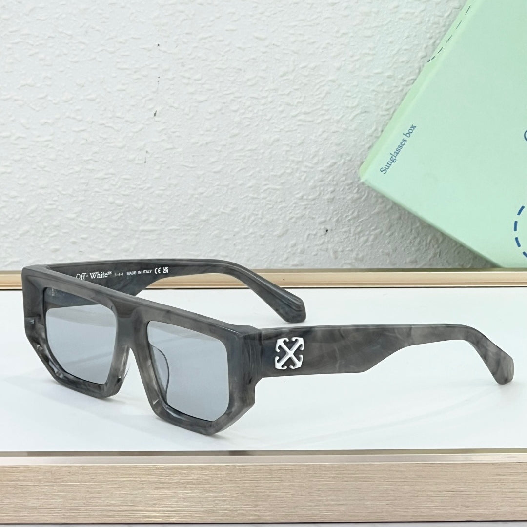 OFF-Whlte Arrow logo sunglasses#3