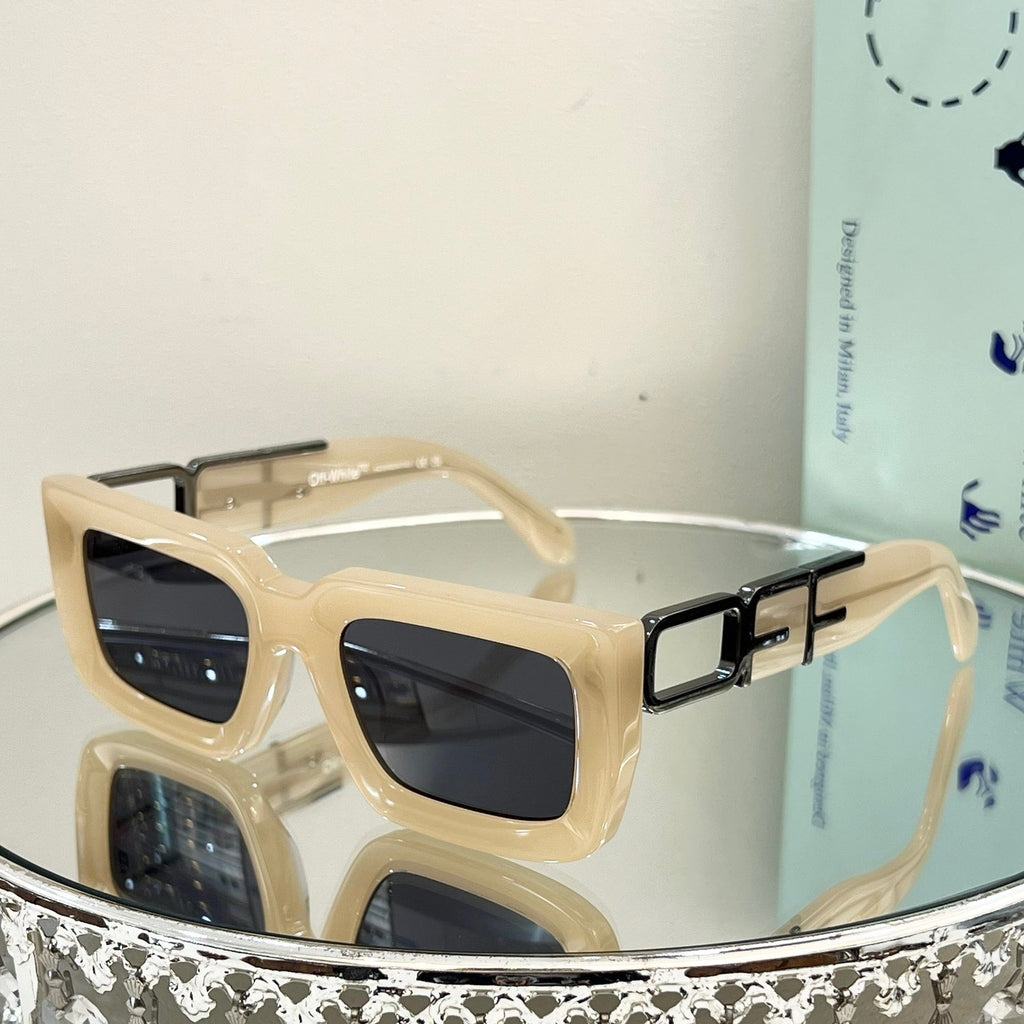 OFF-Whlte Arrow logo sunglasses#073