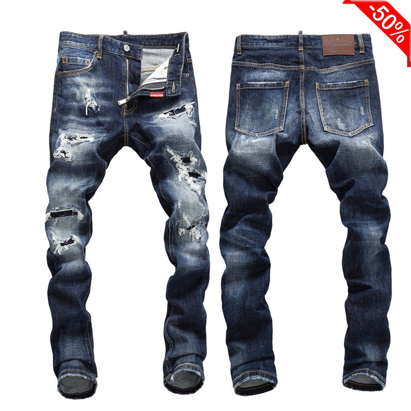 SOLA-DSQ2 New Man Hole Jeans