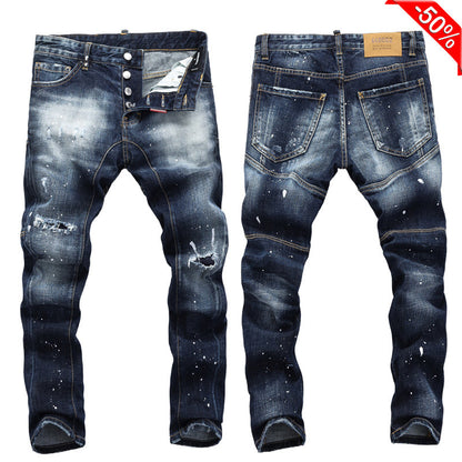 SOLA-DSQ2 New Man Hole Jeans