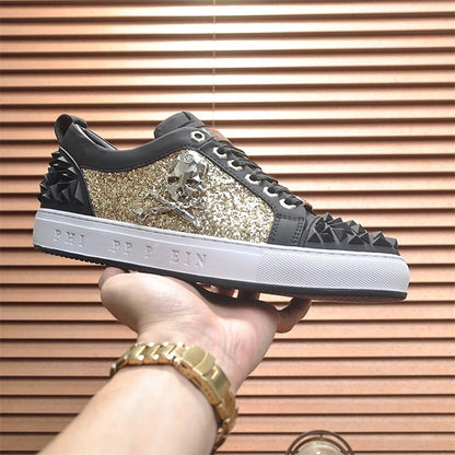 PP New Men's Skull Diamond Sneakers#3