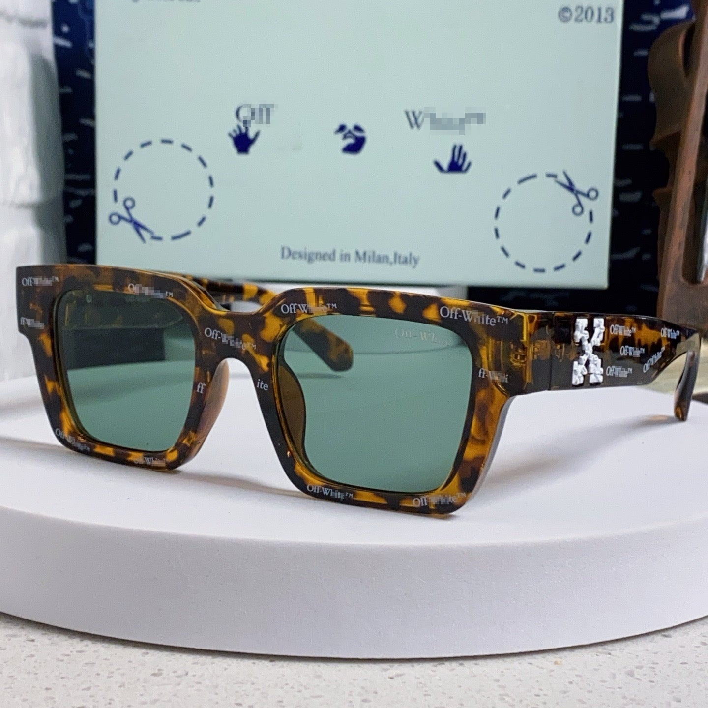 OFF-Whlte Arrow logo sunglasses#003