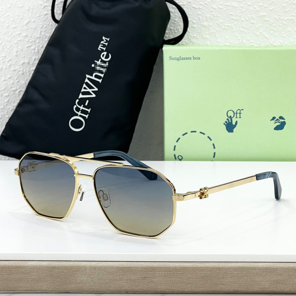 OFF-Whlte Arrow logo sunglasses#044