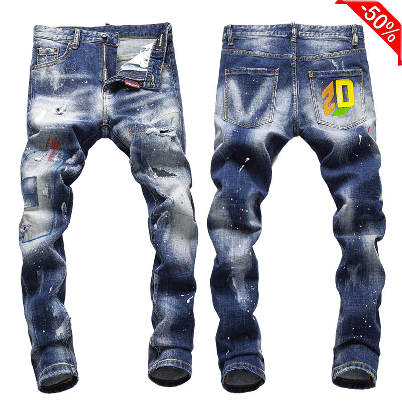 SOLA-DSQ2 New Man Hole Jeans