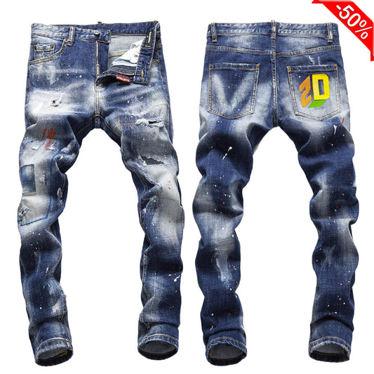 SOLA-DSQ2 New Man Hole Jeans