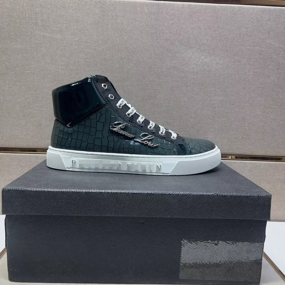 PP New high-top leather Sneakers