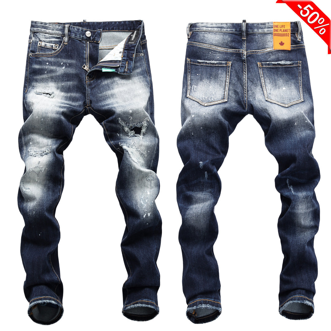 SOLA-DSQ2 New Man Hole Jeans