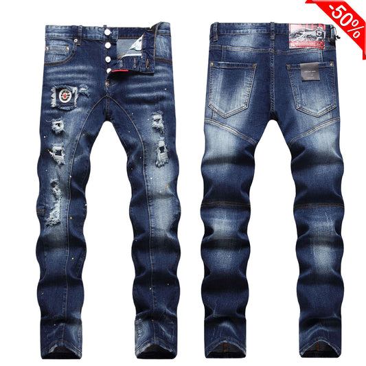 SOLA-DSQ2 New Man Hole Jeans