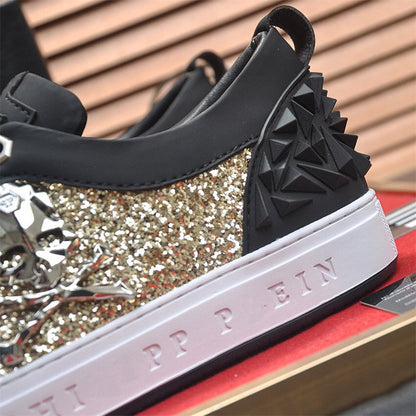 PP New Men's Skull Diamond Sneakers#3