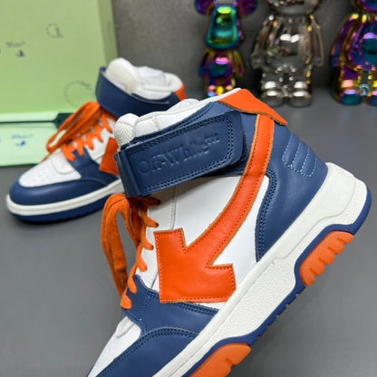 OFF-Whlte Arrow Logo Leather Sneakers #35