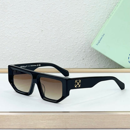 OFF-Whlte Arrow logo sunglasses#3