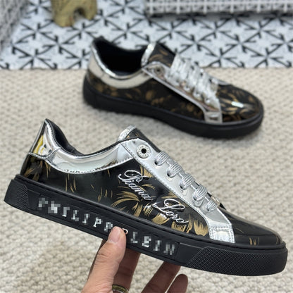 PP New Men's Leather Sneakers