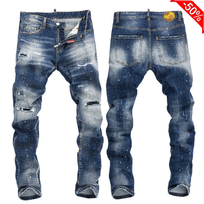 SOLA-DSQ2 New Ink Splash Jeans
