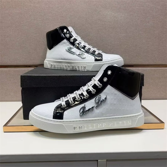 PP New high-top leather Sneakers
