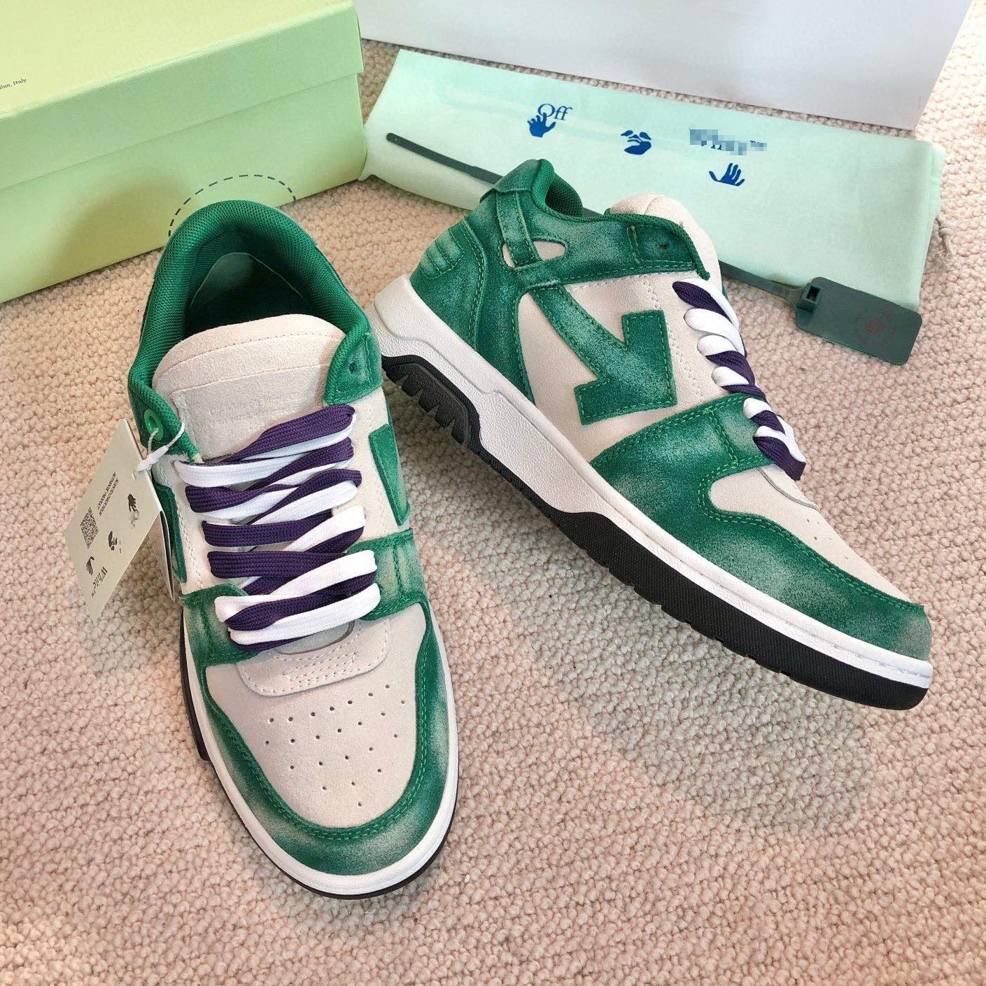 OFF-Whlte Arrow logo Sports shoes#10