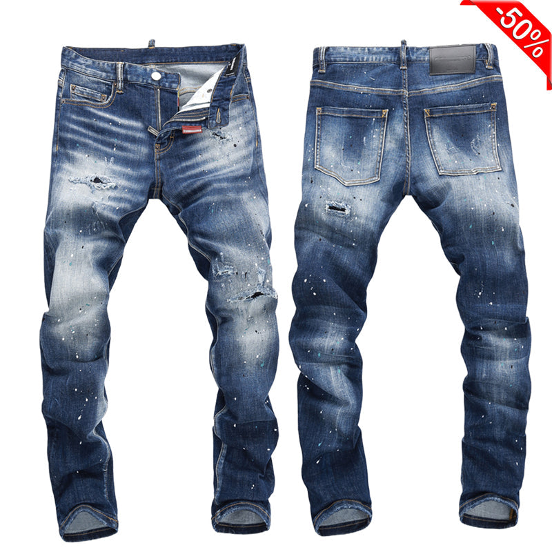 SOLA-DSQ2 New Man Hole Jeans