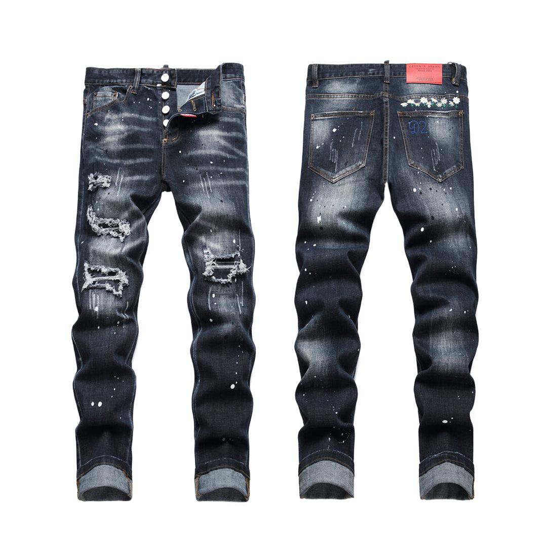 SOLA-DSQ2 embroidery Jeans