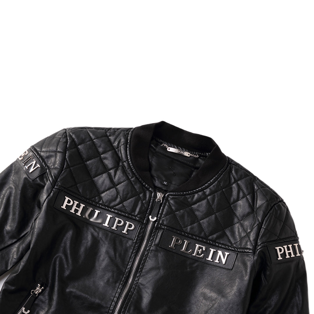 PP 6977 Leather Padded Jacket#9