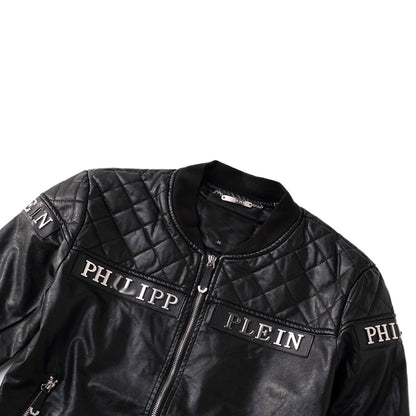 PP 6977 Leather Padded Jacket#9