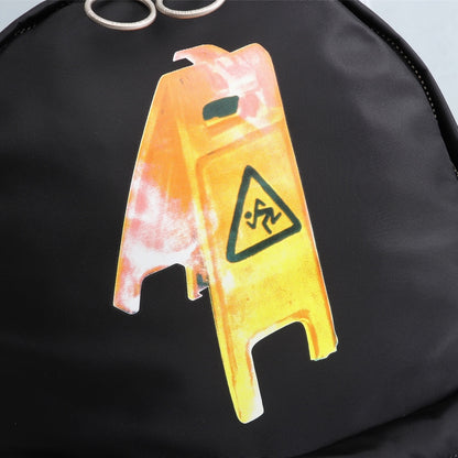OW Arrow Graffiti Canvas Backpack#5