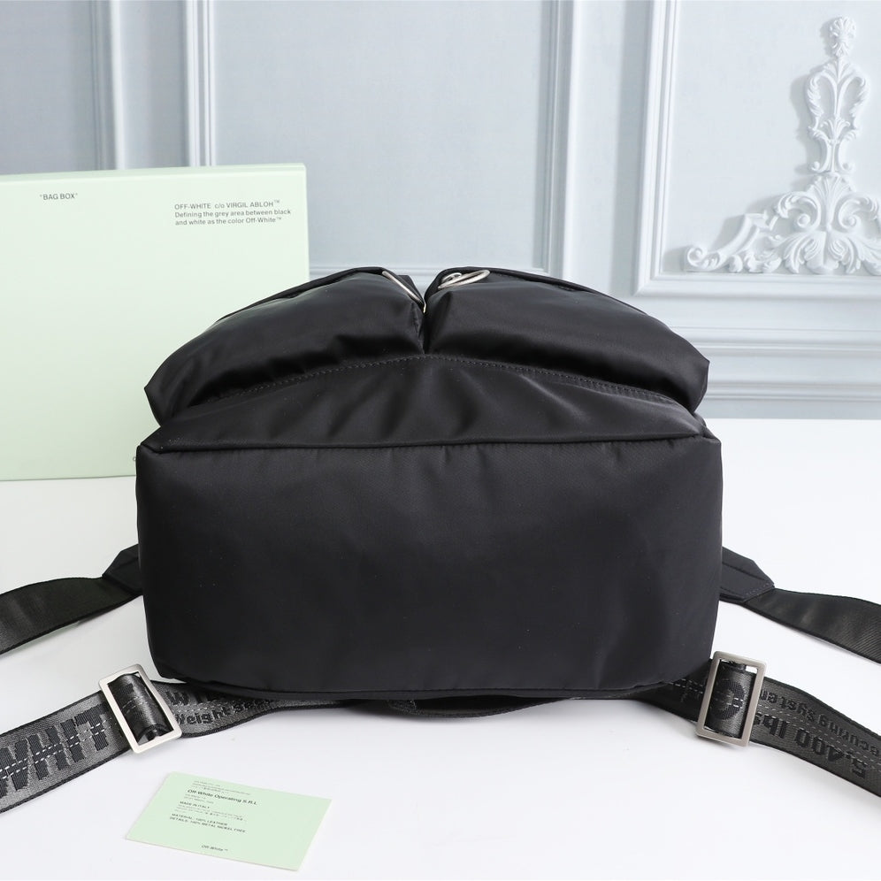 OW Arrow Graffiti Canvas Backpack#5