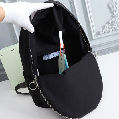 OW Arrow Graffiti Canvas Backpack#5