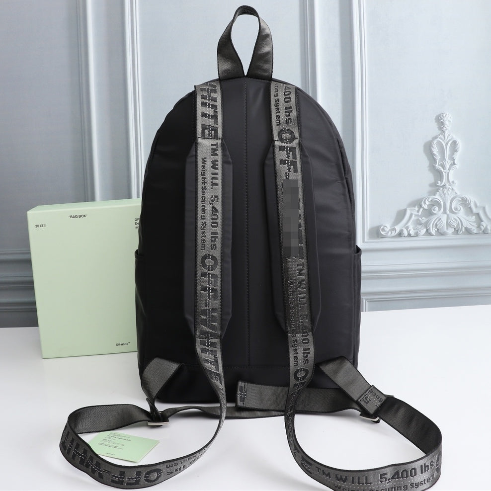 OW Arrow Graffiti Canvas Backpack#5