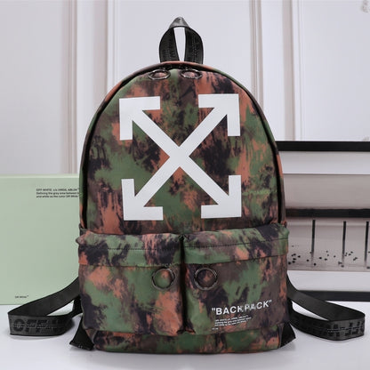 OW Arrow Graffiti Canvas Backpack#3