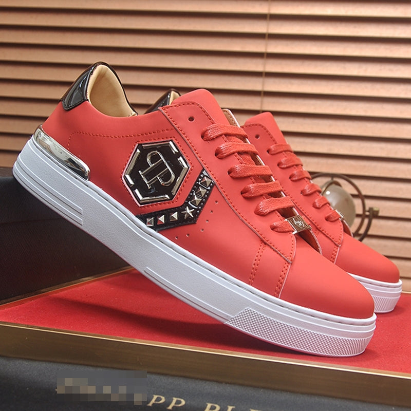 PP Men New Men's leather sneakers