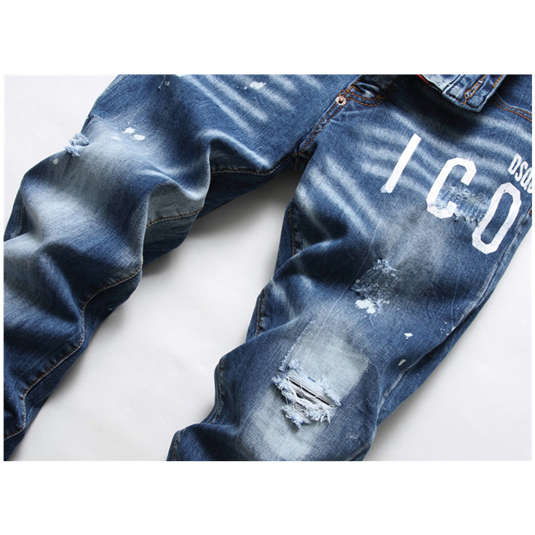 SOLA-DSQ2 elasticity destroys hip hop Jeans