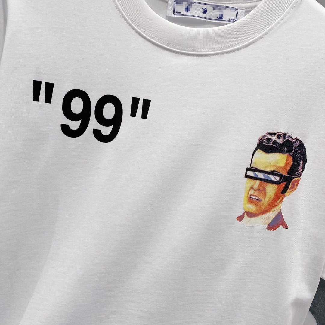 OFF-Whlte Arrow Logo Cotton T-shirt#24