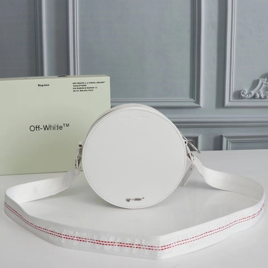 OW Women's Striped Round Shoulder Bag