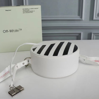 OW Women's Striped Round Shoulder Bag