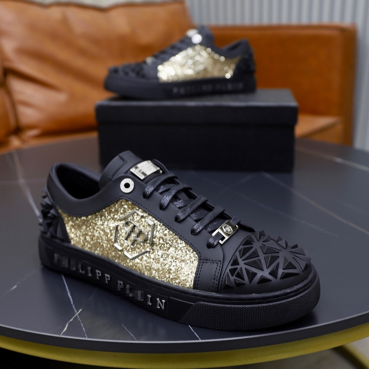 PP Men's new diamond lettering sneakers#18