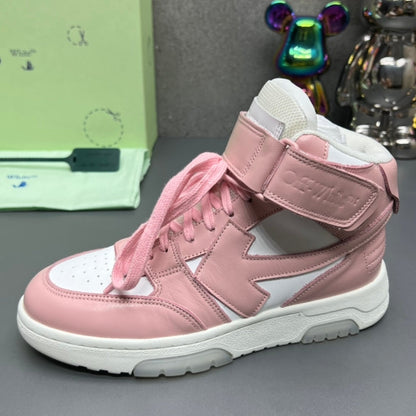 OFF-Whlte Arrow Logo Leather Sneakers #35