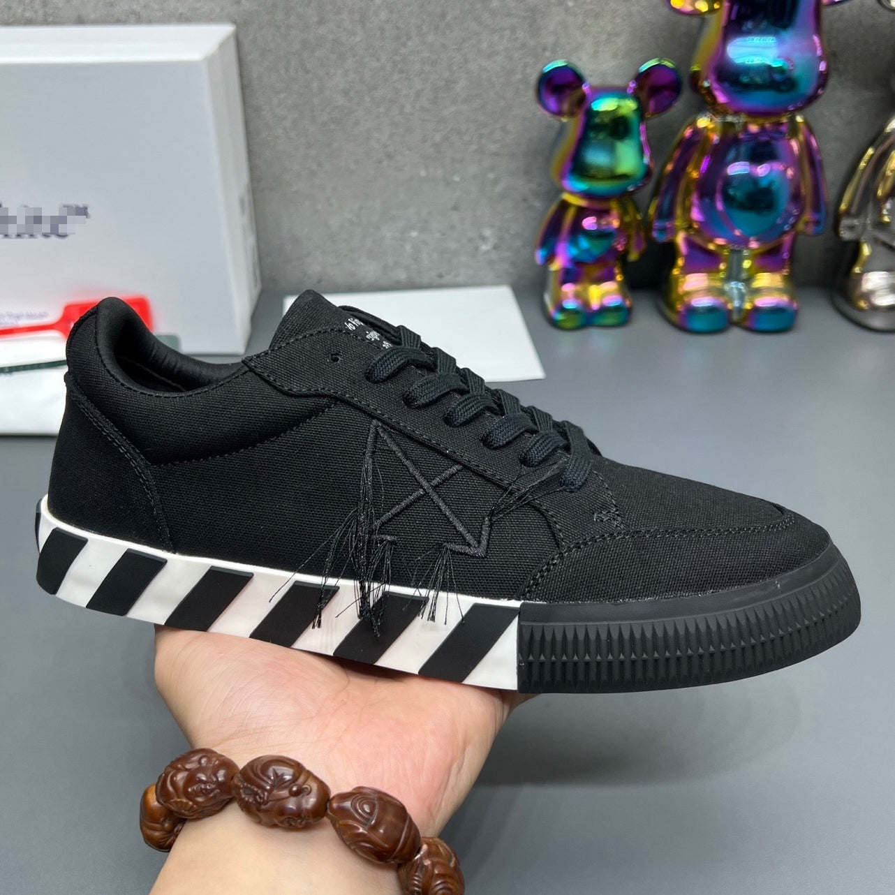 OFF-Whlte Canvas Sneakers#67