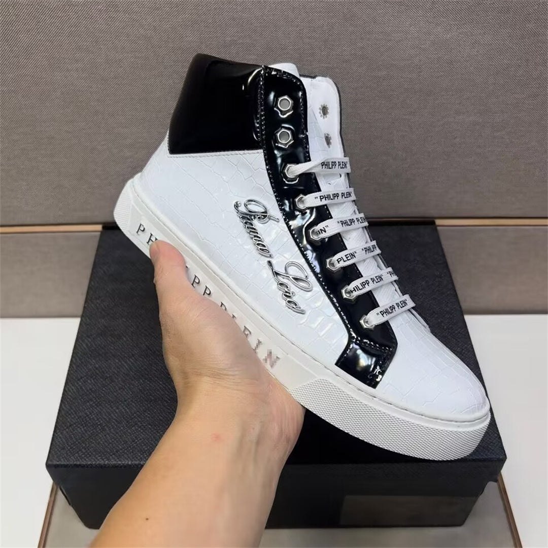 PP New high-top leather Sneakers