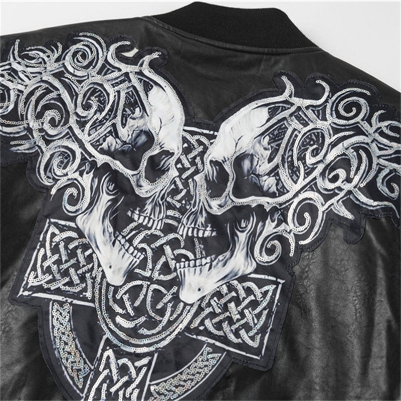 PP Seam Production Leather Jacket#8