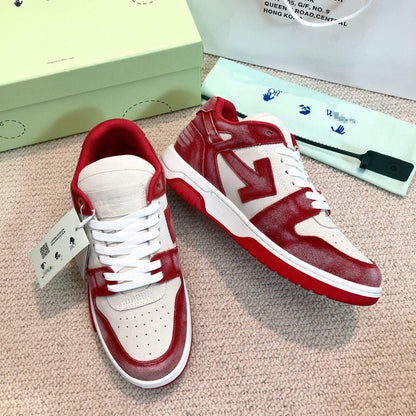 OFF-Whlte Genuine Leather Sports shoes#10