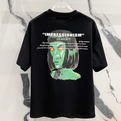 OFF-Whlte Arrow Logo Cotton T-shirt#24