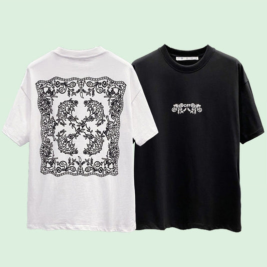 OFF-Whlte Arrow Logo Cotton T-shirt#28