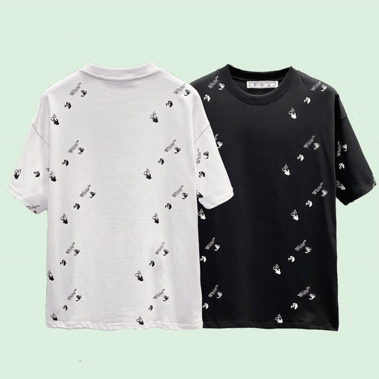 OFF-Whlte Arrow Logo Cotton T-shirt#30