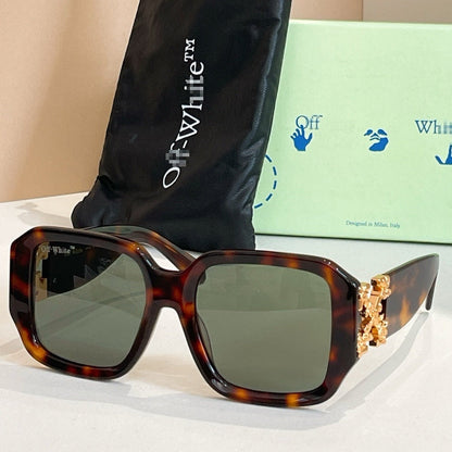 OFF-Whlte Arrow logo sunglasses#001