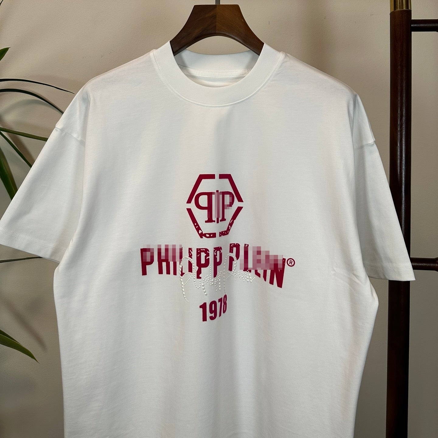 PP Hot-drilled letters T-shirt#36