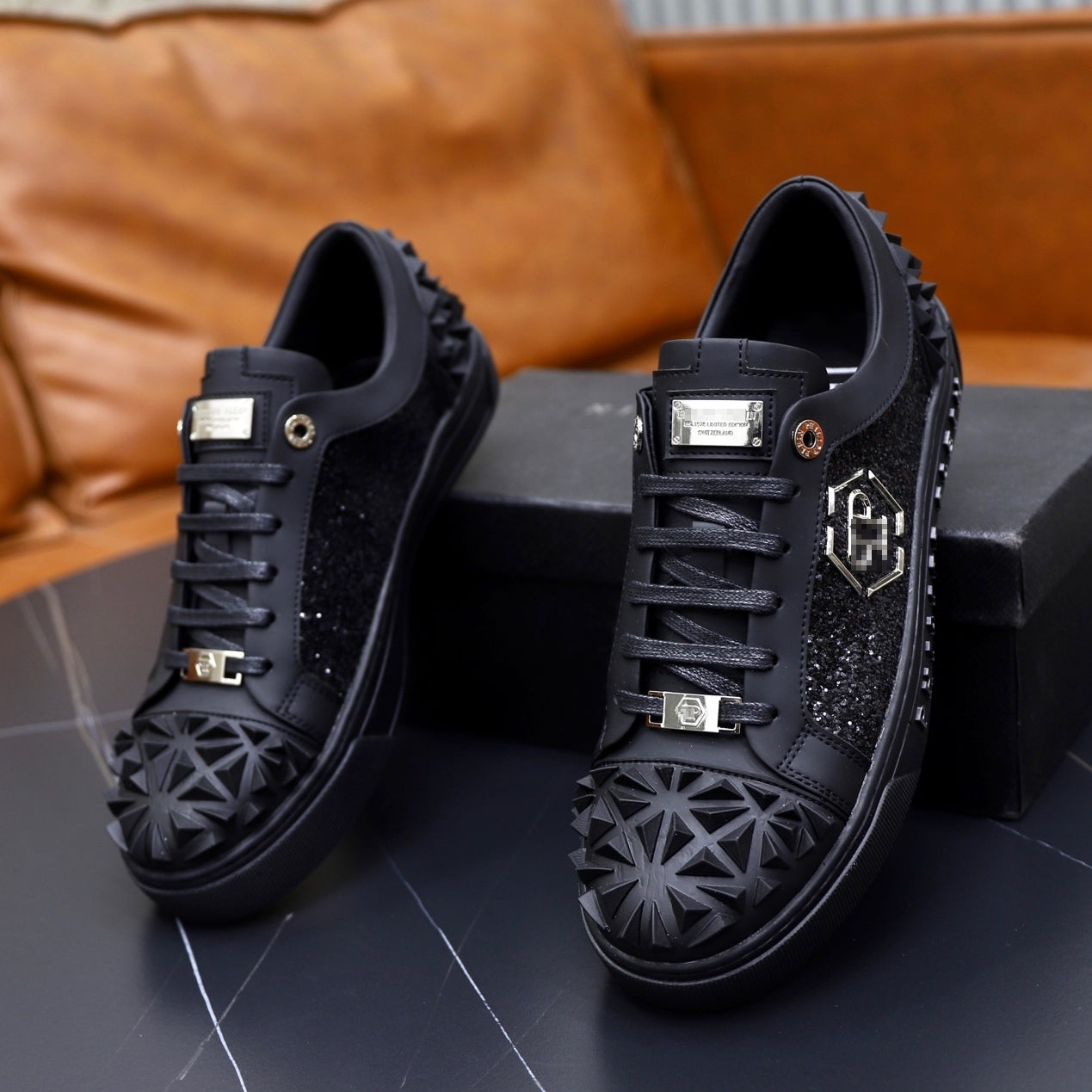 PP Men's new diamond lettering sneakers#18