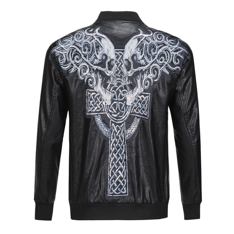 PP Seam Production Leather Jacket#8