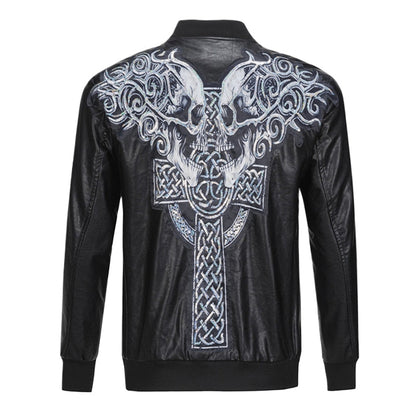 PP Seam Production Leather Jacket#8